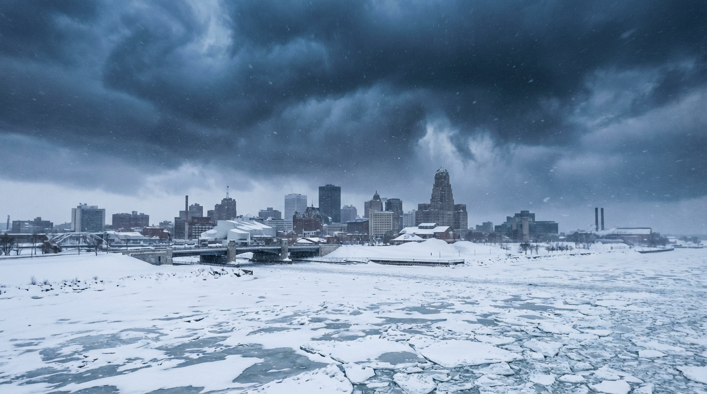 Erie County Winter Scene